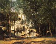 camille corot the mill of Saint-Nicolas-les-Arraz oil on canvas